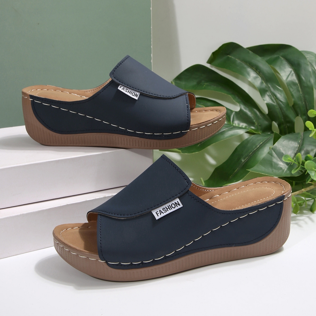 🔥HOT SALE🔥Women's Solid Color Comfortable Arch Support Sandals