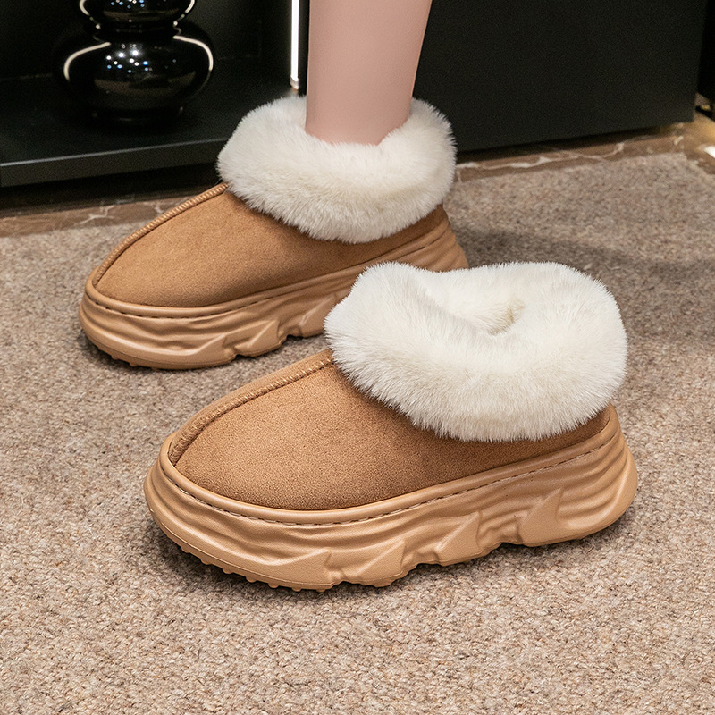 women's warm thick-soled cotton boots