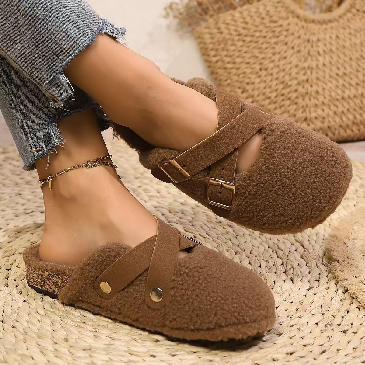 Women's Retro Cotton Slippers
