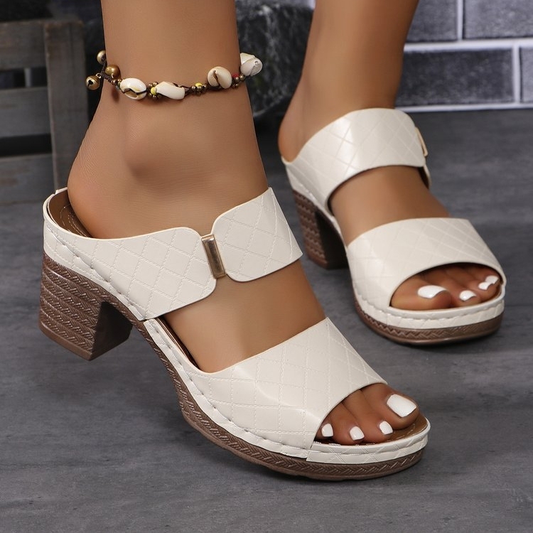 🔥Hot Sale🔥2025 Summer New Fashion High Heel Sandals-BUY 2 FREE SHIPPING