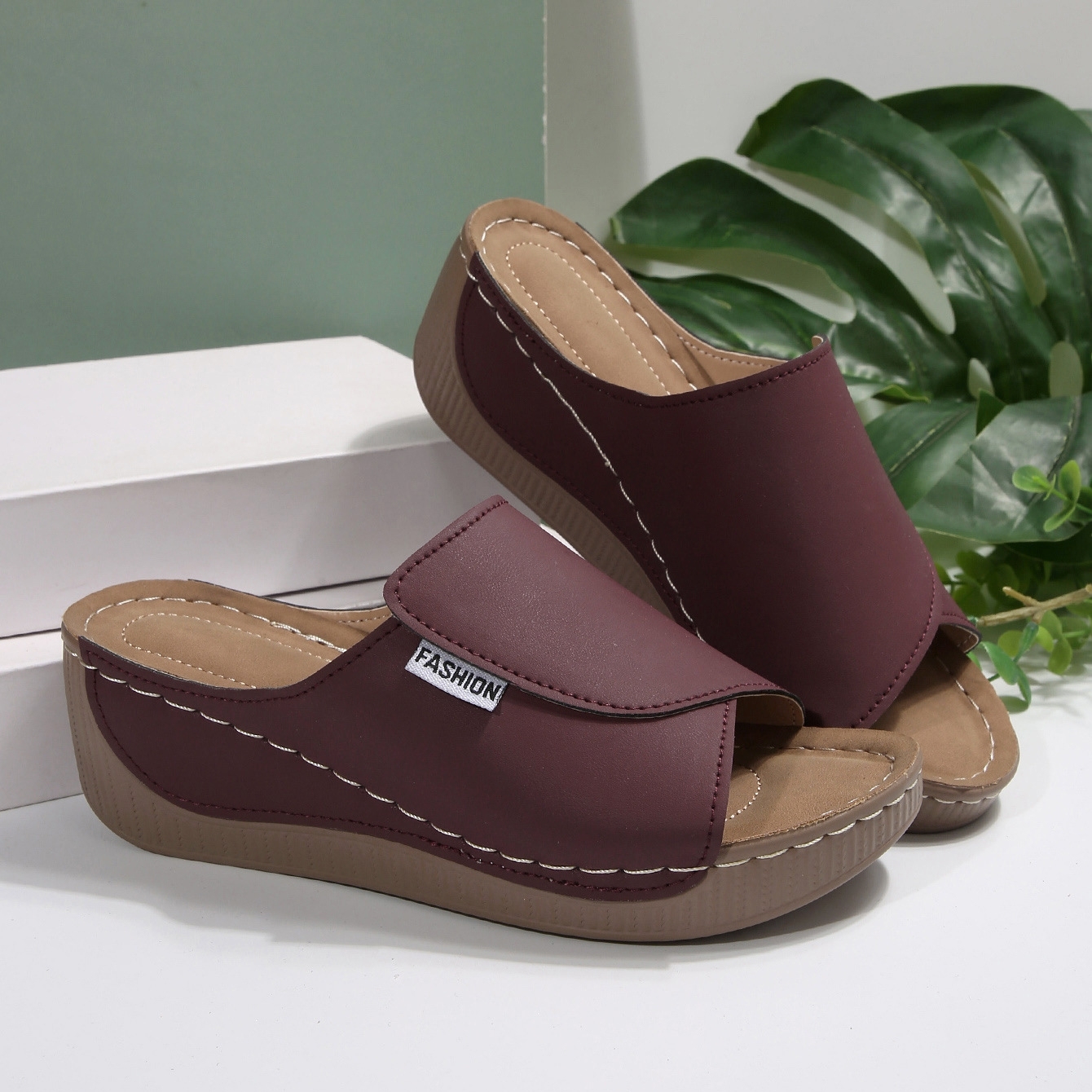 🔥HOT SALE🔥Women's Solid Color Comfortable Arch Support Sandals