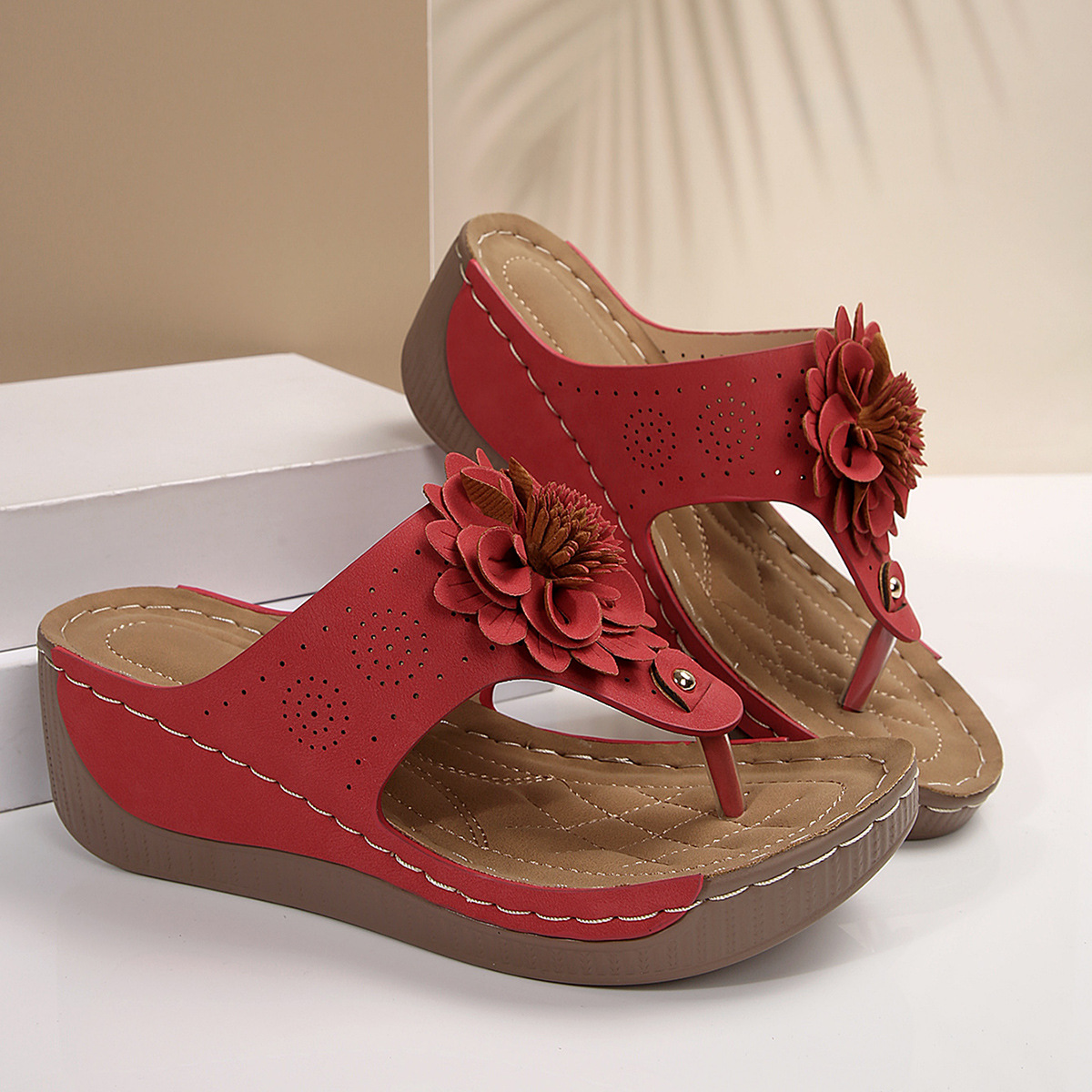 📢🔥Women's Summer Wedge Flip Flops