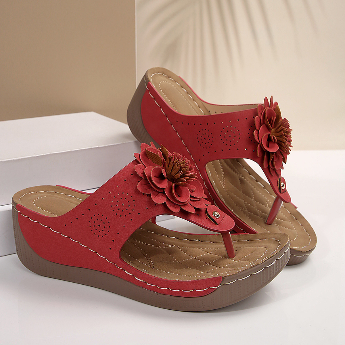 📢🔥Women's Summer Wedge Flip Flops