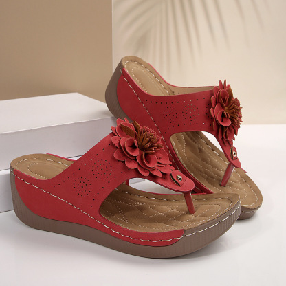 📢🔥Women's Summer Wedge Flip Flops