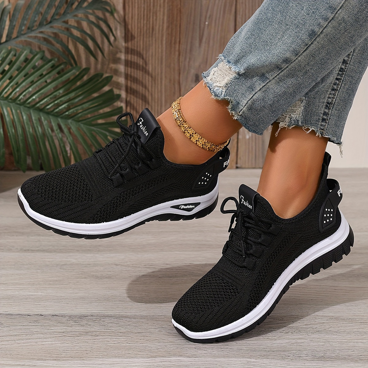 Women's Mesh Breathable Lightweight Orhtopedic Sneakers
