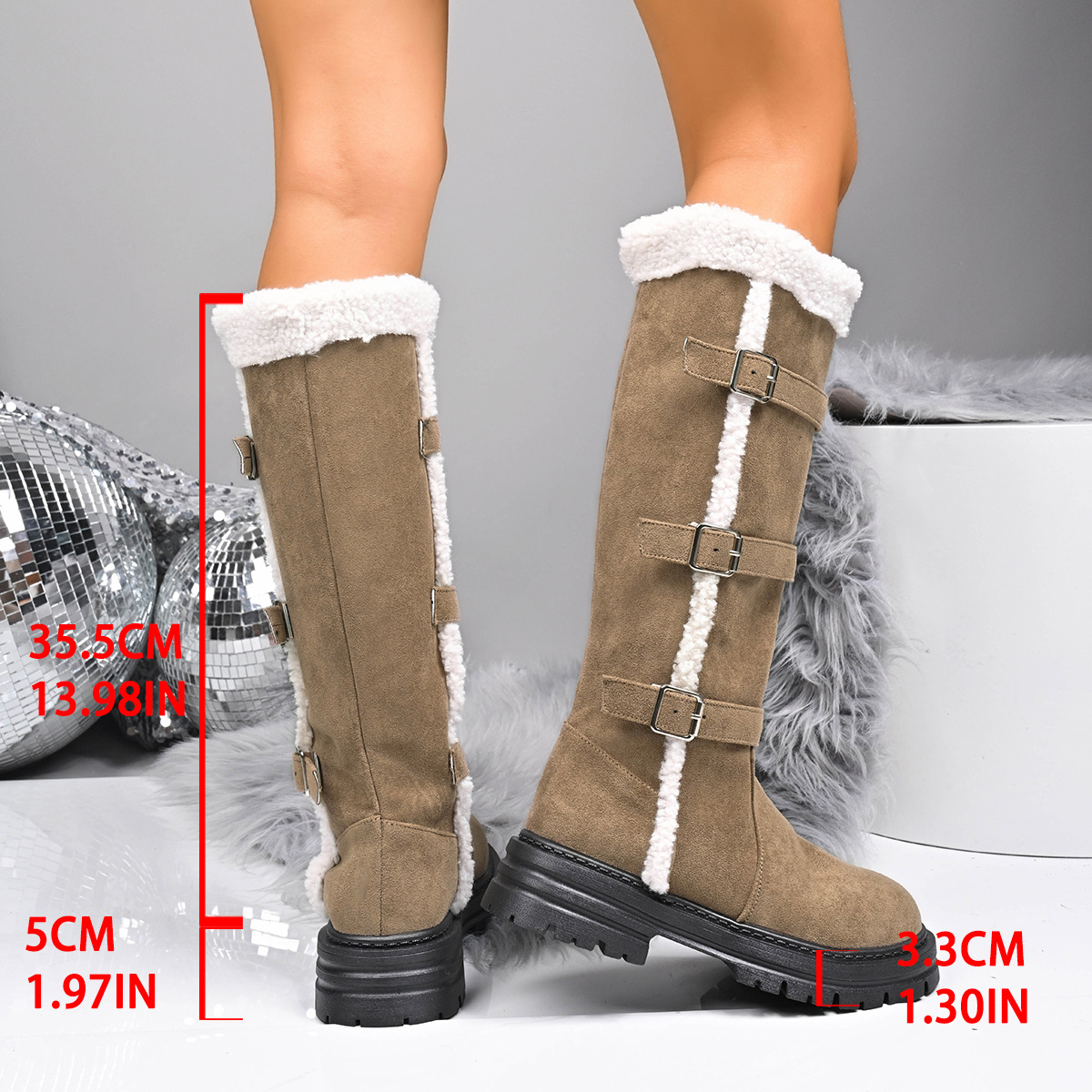Women's New Winter Warm and Comfortable High-Top Boots
