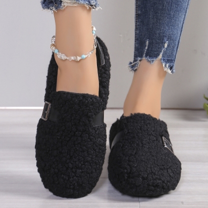 Women's thick warm non-slip cotton shoes
