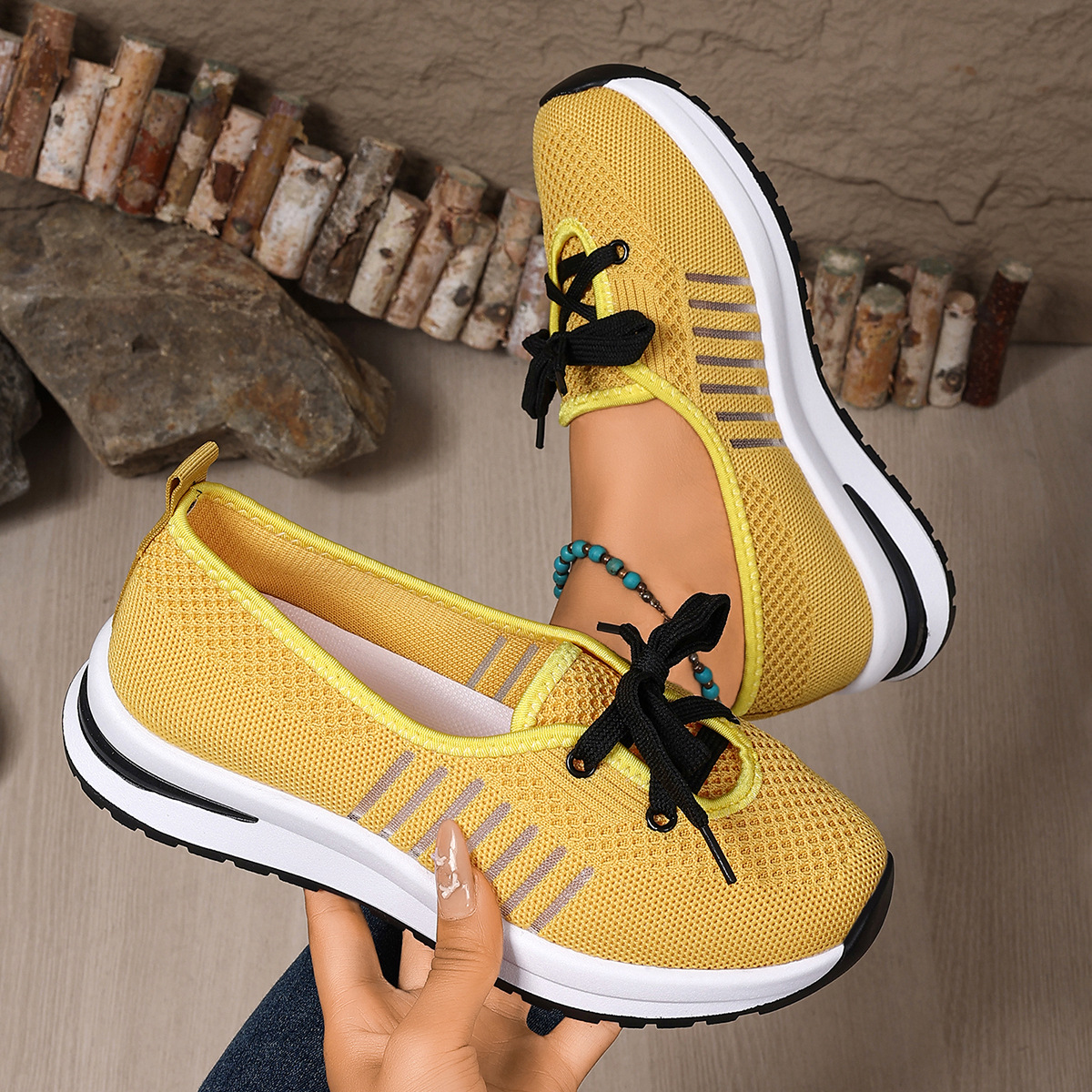 🔥HOT SALE🔥Women's casual breathable thick-soled sneakers