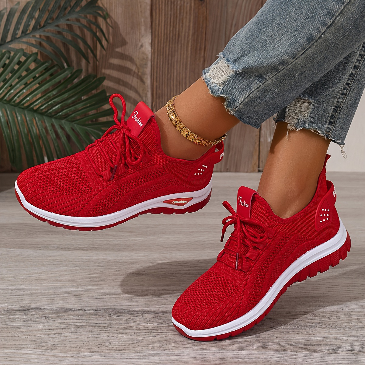 Women's Mesh Breathable Lightweight Orhtopedic Sneakers