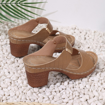 🔥Hot Sale🔥2025 Summer New Fashion High Heel Sandals-BUY 2 FREE SHIPPING