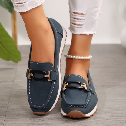 Women's thick-soled comfortable non-slip loafers