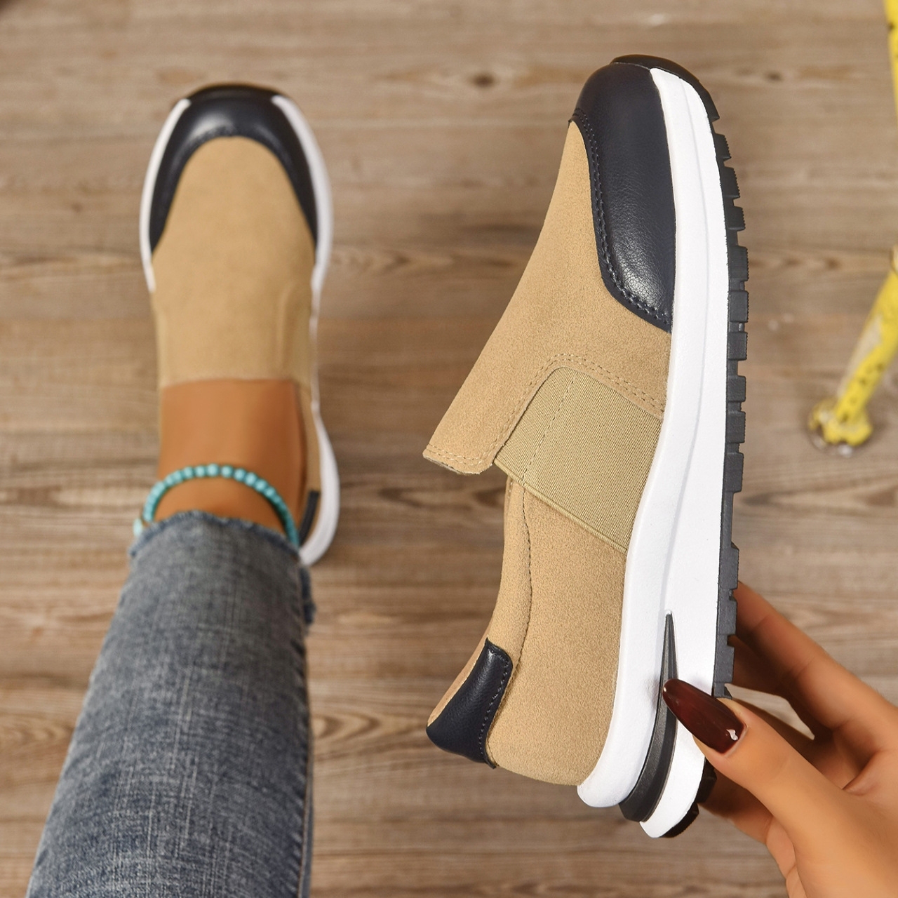 Women's non-slip breathable slip-on orthopedic shoes