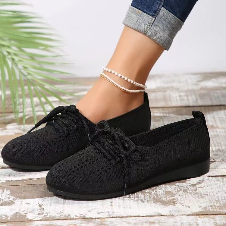🔥Hot sale🔥Women's summer breathable and lightweight lace-up casual shoes