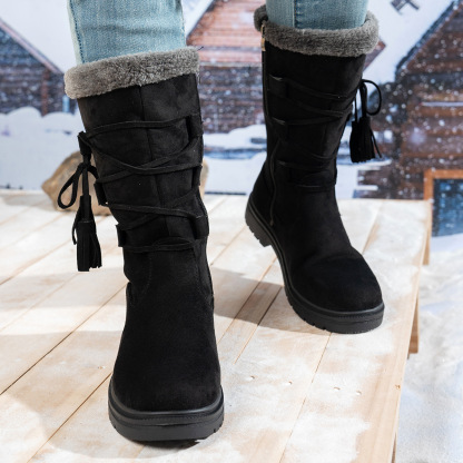 ⏳Limited-time 50% off⏰Women's Mid Calf Winter Boots👢