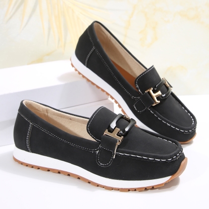 Women's thick-soled comfortable non-slip loafers