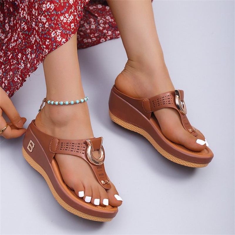 🔥Summer women's wedge flip flops - Buy 2 get free shipping