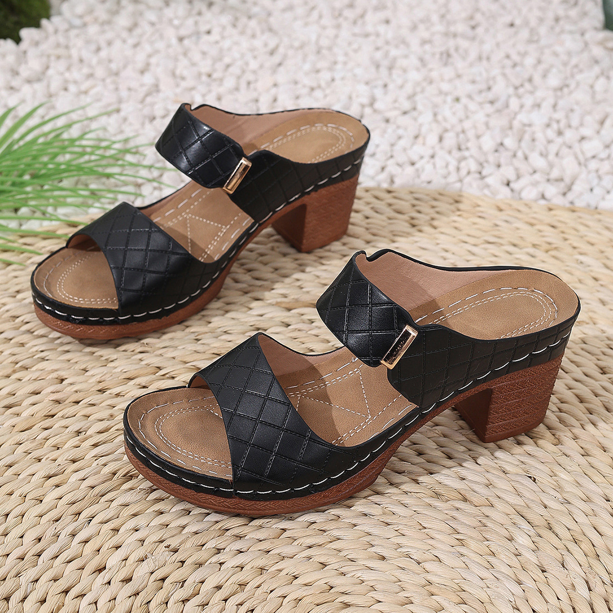 🔥Hot Sale🔥2025 Summer New Fashion High Heel Sandals-BUY 2 FREE SHIPPING