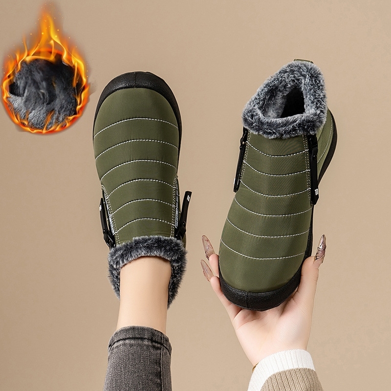 Women's/Men's Waterproof Warm Side Zipper Winter Boots
