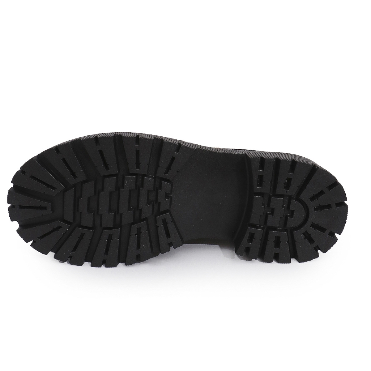 Women's fashionable thick-soled slip-on loafers