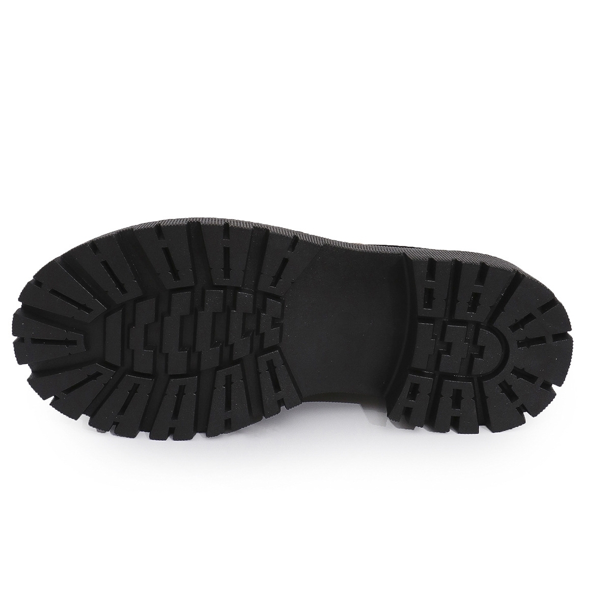 Women's fashionable thick-soled slip-on loafers