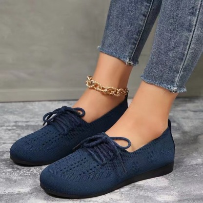 🔥Hot sale🔥Women's summer breathable and lightweight lace-up casual shoes