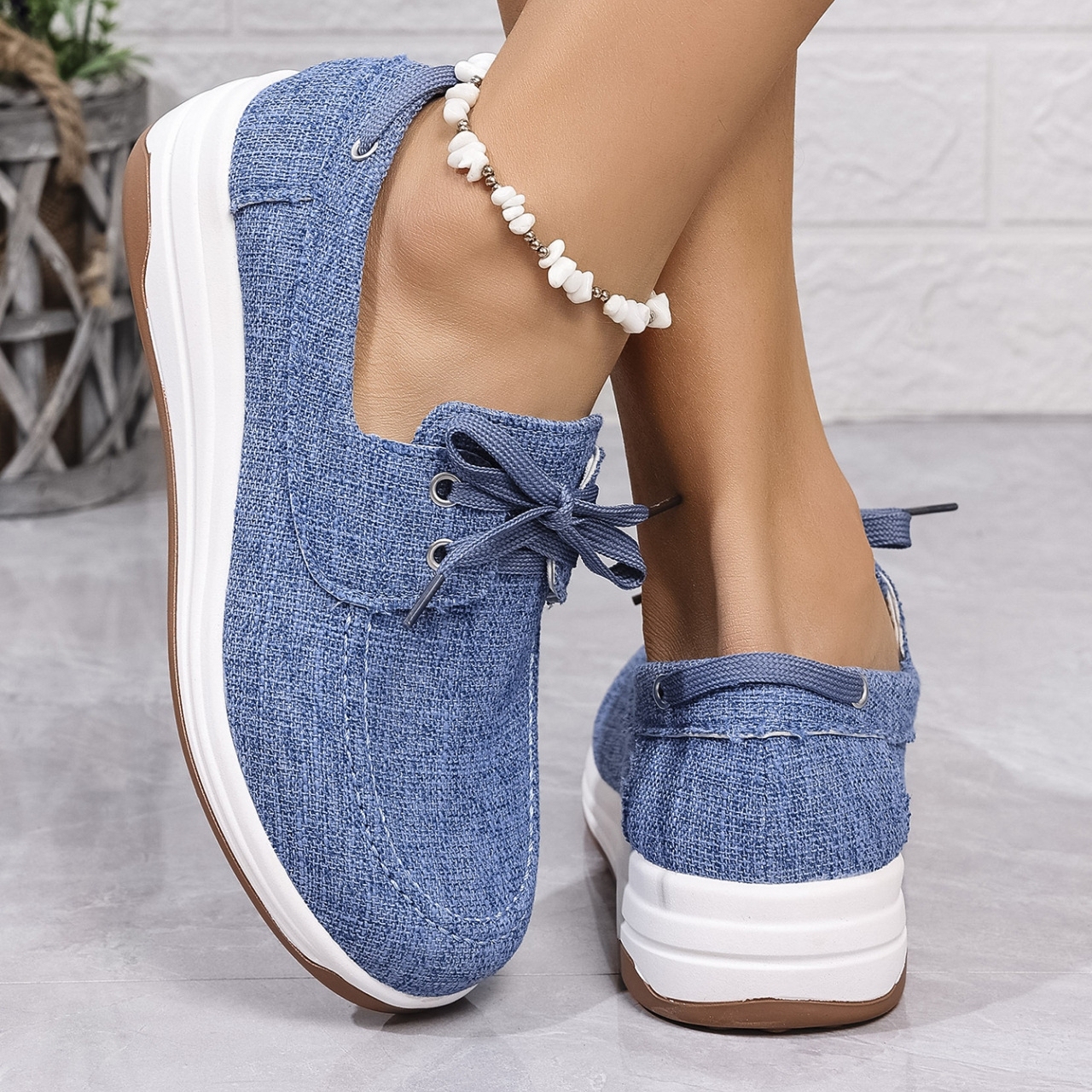 🔥Women's thick-soled casual wedge-heel orthopedic sneakers