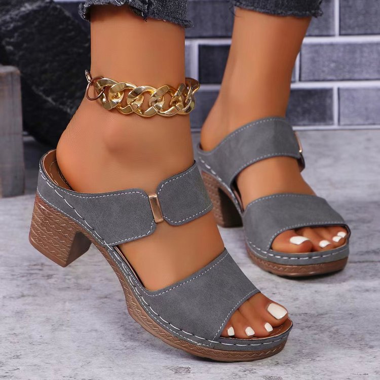 🔥Hot Sale🔥2025 Summer New Fashion High Heel Sandals-BUY 2 FREE SHIPPING