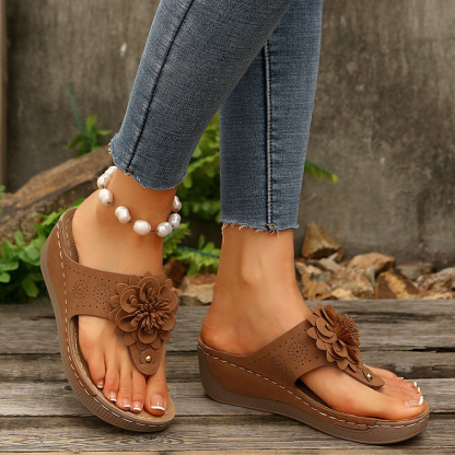 📢🔥Women's Summer Wedge Flip Flops