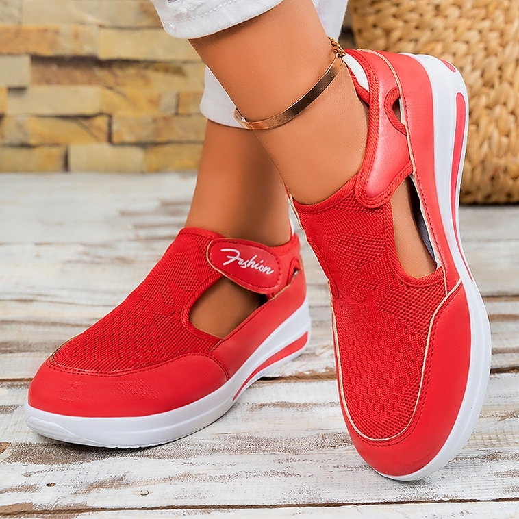 🔥HOT SALE🔥Women's Summer Casual Wedge Thick Sole Velcro Shoes