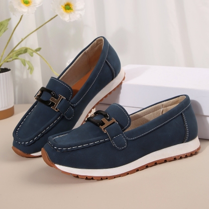 Women's thick-soled comfortable non-slip loafers