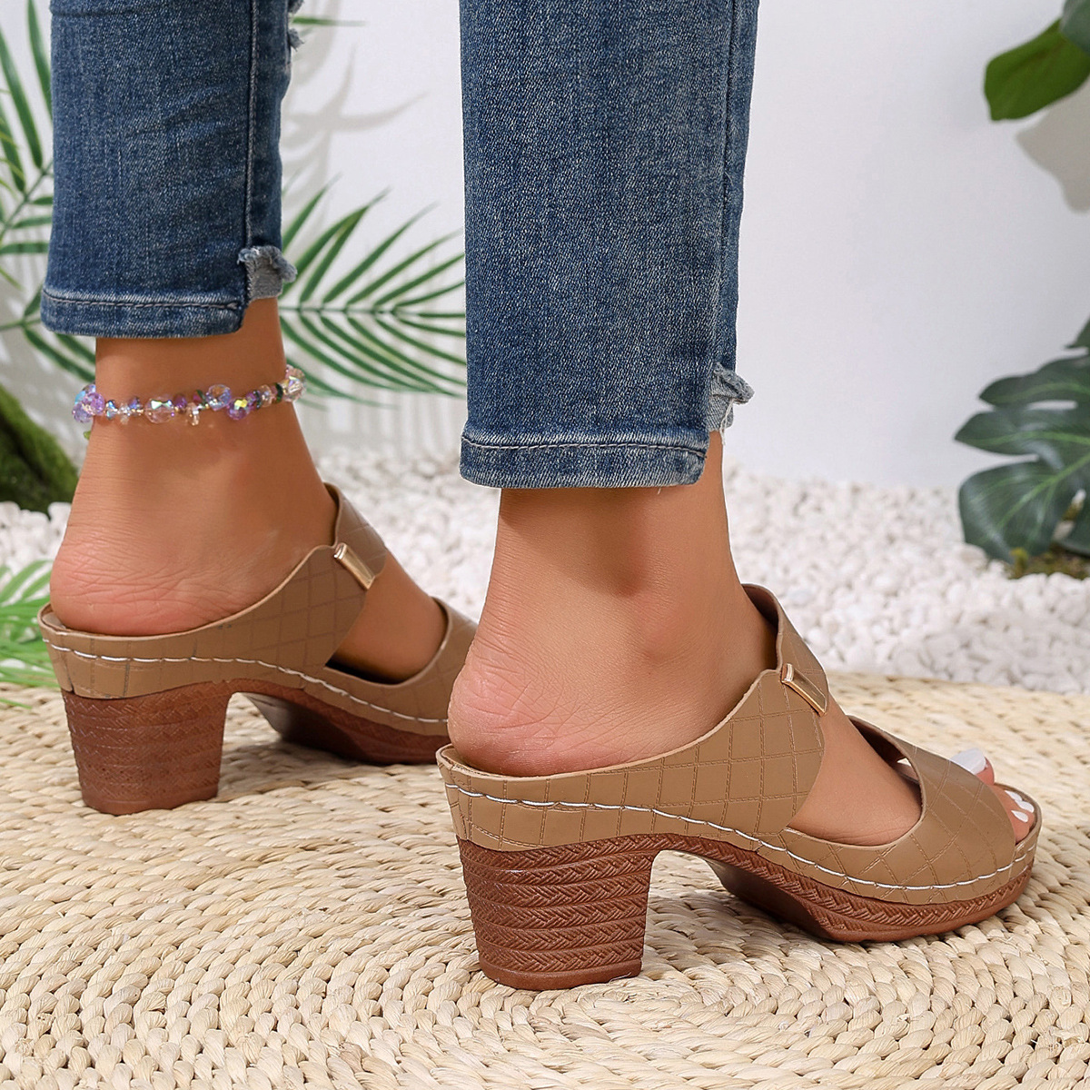 🔥Hot Sale🔥2025 Summer New Fashion High Heel Sandals-BUY 2 FREE SHIPPING