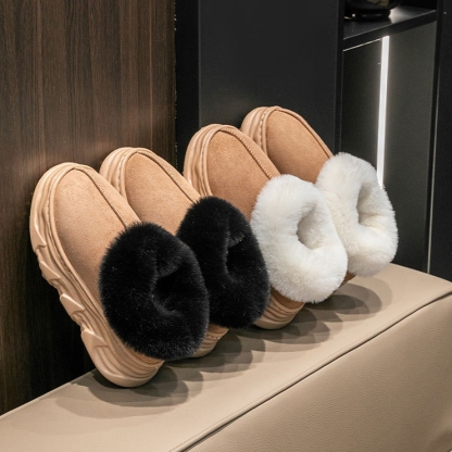 women's warm thick-soled cotton boots