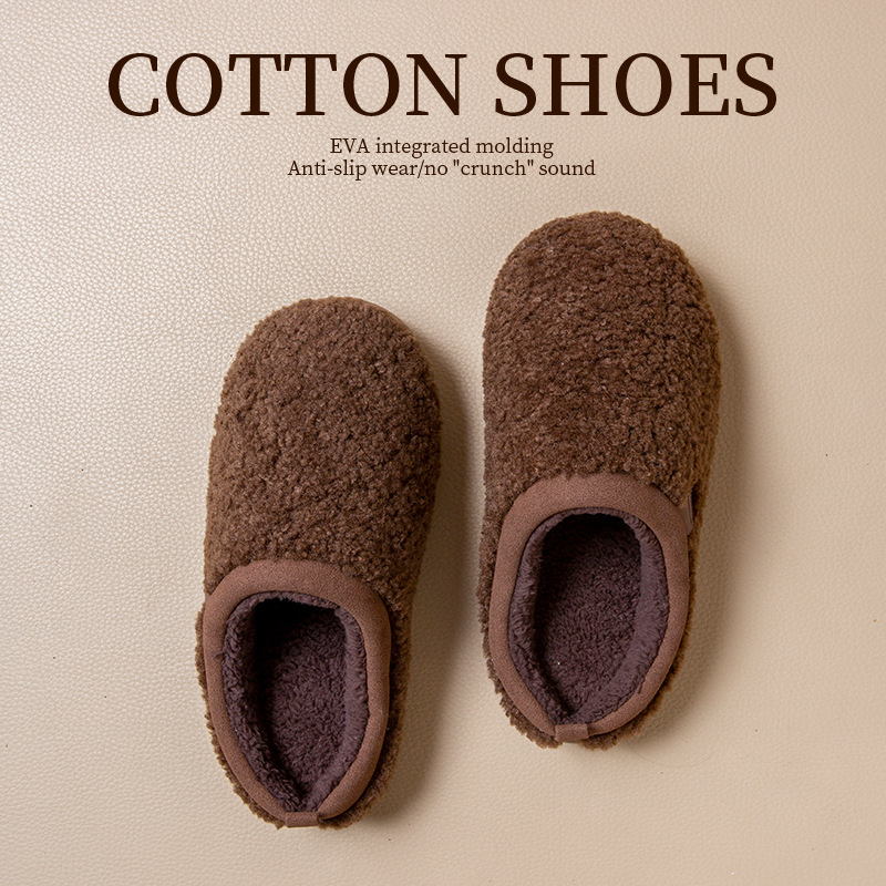 Warm and comfortable cotton slippers for autumn and winter