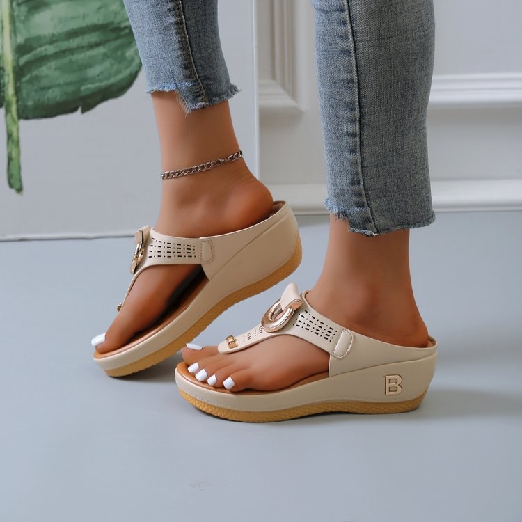 🔥Summer women's wedge flip flops - Buy 2 get free shipping