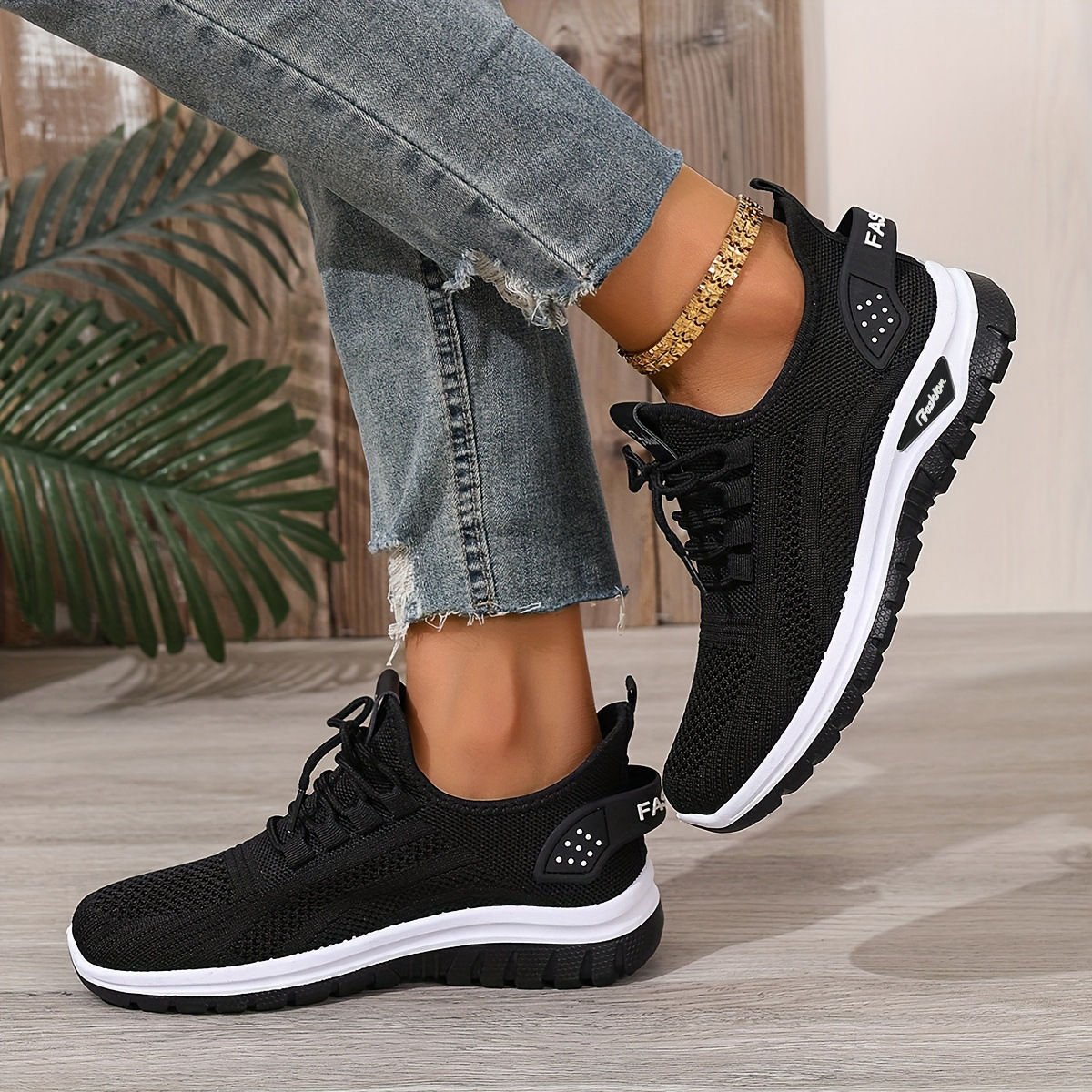 Women's Mesh Breathable Lightweight Orhtopedic Sneakers