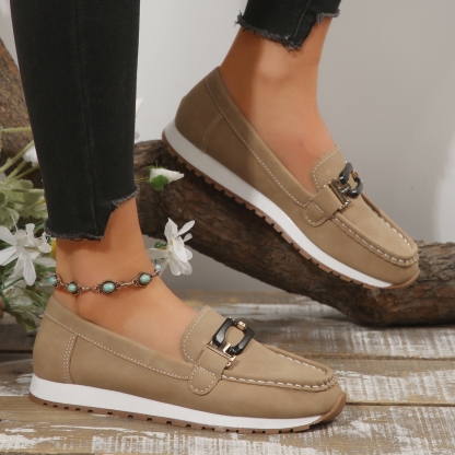 Women's thick-soled comfortable non-slip loafers