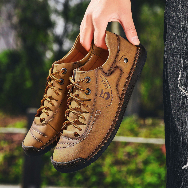 🚶‍♀️🥾48% OFF !!!⏱️Clearance!!✨Men's Lace-up Flats Outdoor Casual Shoes - Ideal for Walking and Everyday Wear