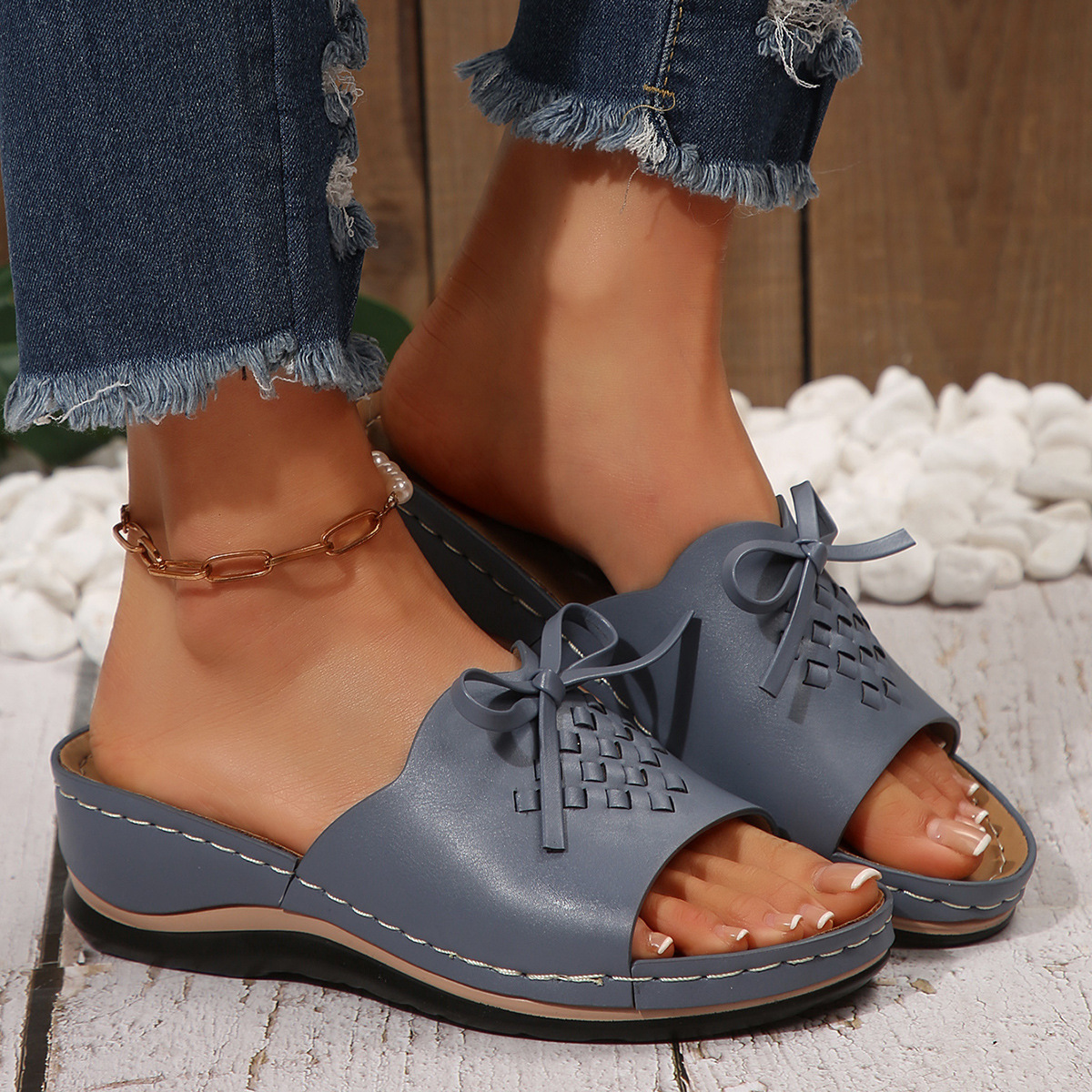 🔥HOT SALE🔥Women's Retro Comfortable Non-slip Wedge Sandals - Buy 2 get free shipping