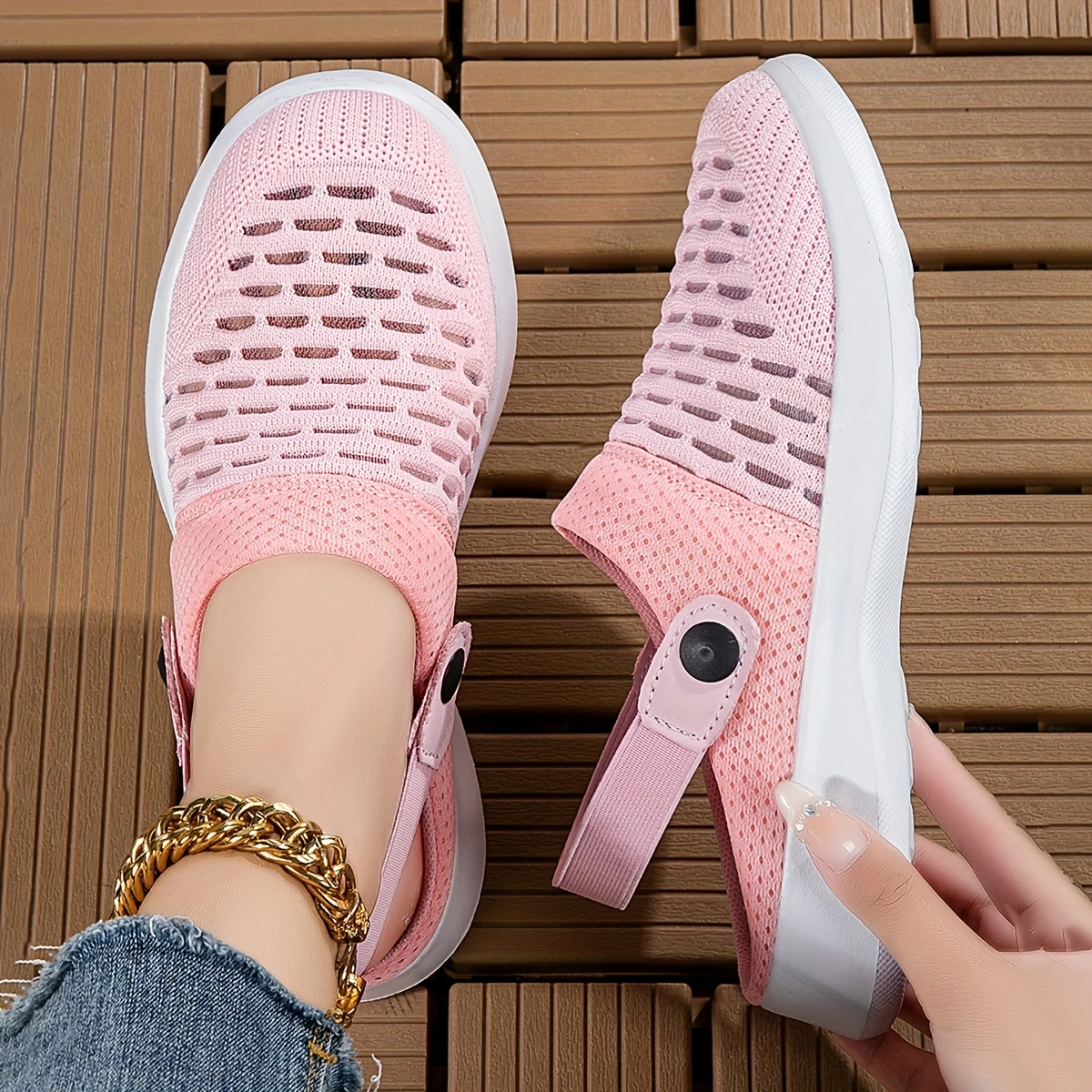🔥Hot Sale🔥Women's Summer Breathable Knitted Slippers - Free Shipping for Two Pairs