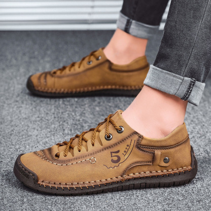 🚶‍♀️🥾48% OFF !!!⏱️Clearance!!✨Men's Lace-up Flats Outdoor Casual Shoes - Ideal for Walking and Everyday Wear