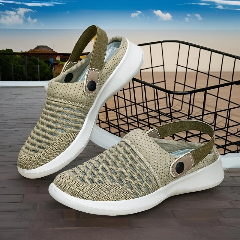 🔥Hot Sale🔥Women's Summer Breathable Knitted Slippers - Free Shipping for Two Pairs