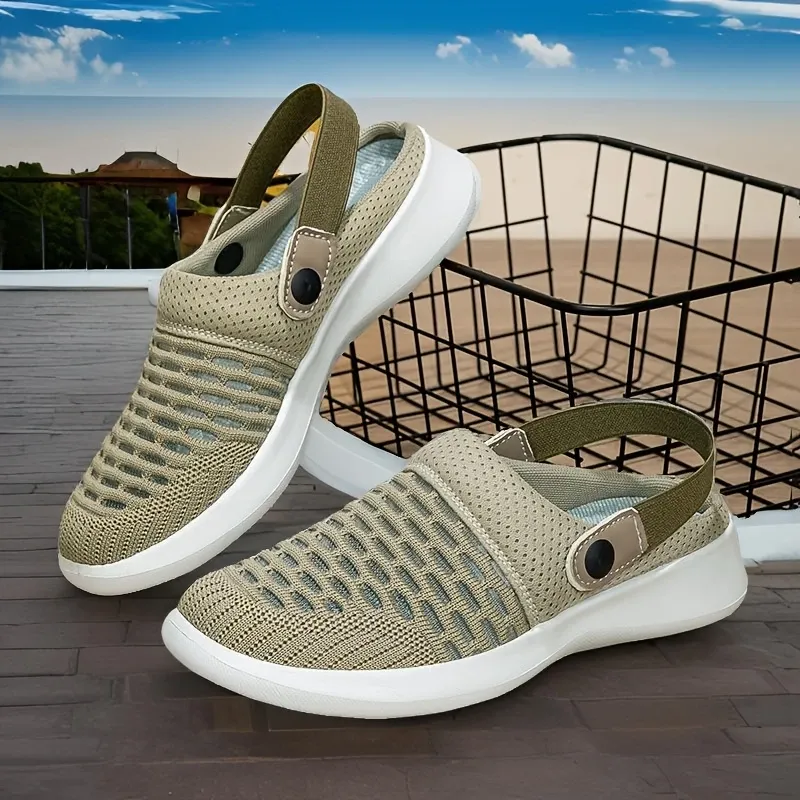 🔥Hot Sale🔥Women's Summer Breathable Knitted Slippers - Free Shipping for Two Pairs