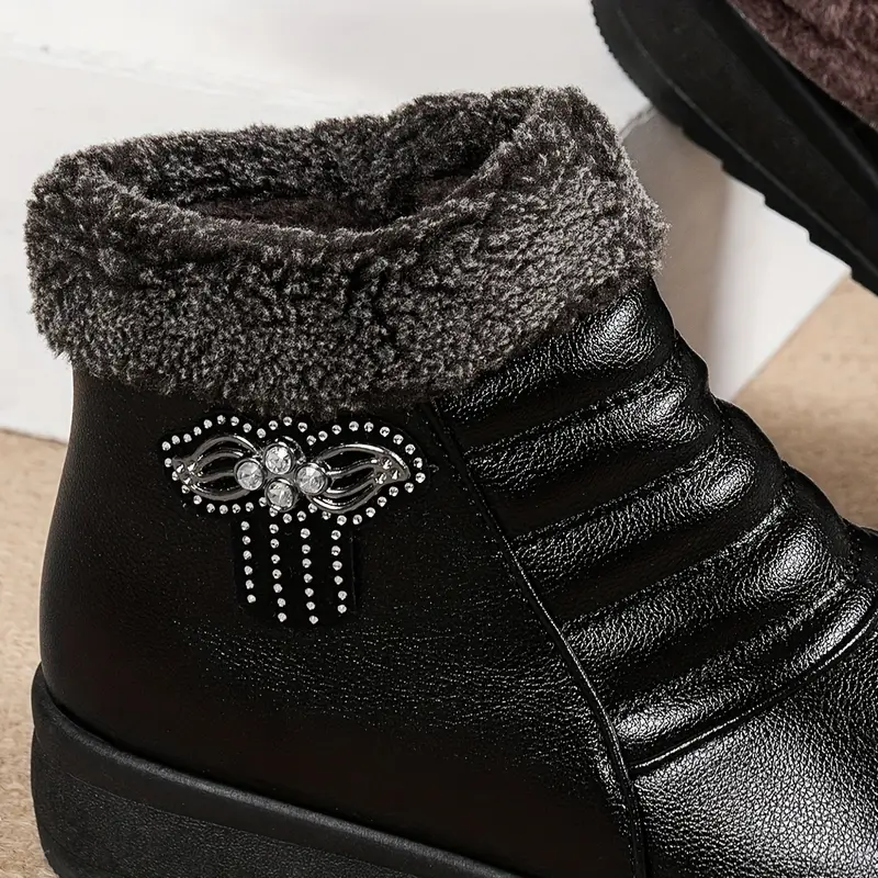Women's Winter Snow Boots - Warm Fleece-Lined, Non-Slip Sole- BUY 2 FREE SHIPPING