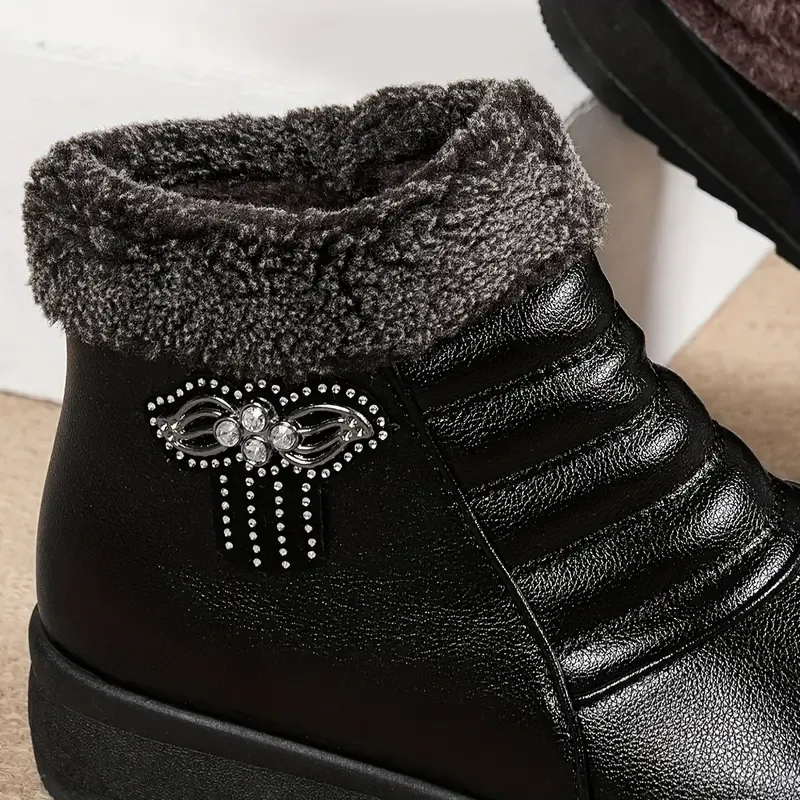 Women's Winter Snow Boots - Warm Fleece-Lined, Non-Slip Sole- BUY 2 FREE SHIPPING