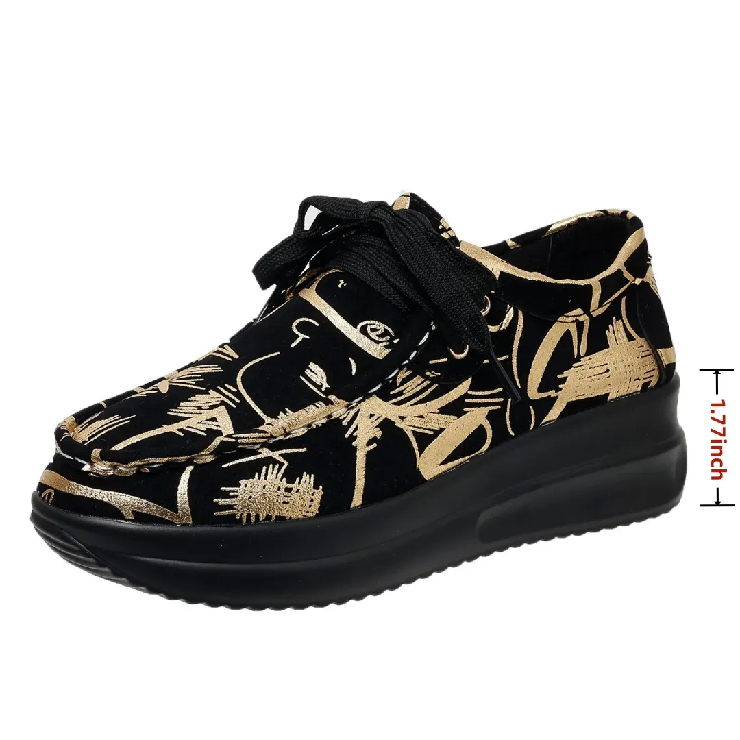 🔥Last Day 50% OFF - 2025 New Women's lace-up thick-soled Sneakers