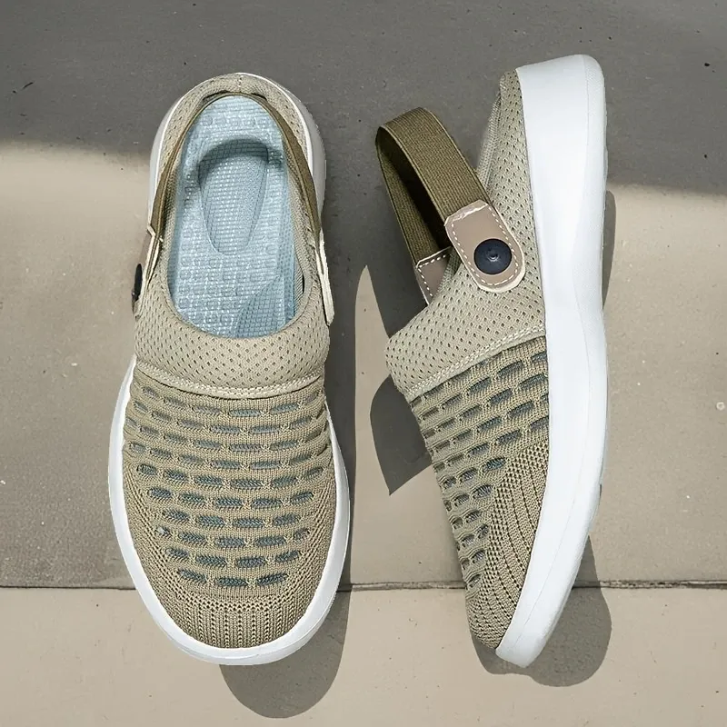 🔥Hot Sale🔥Women's Summer Breathable Knitted Slippers - Free Shipping for Two Pairs