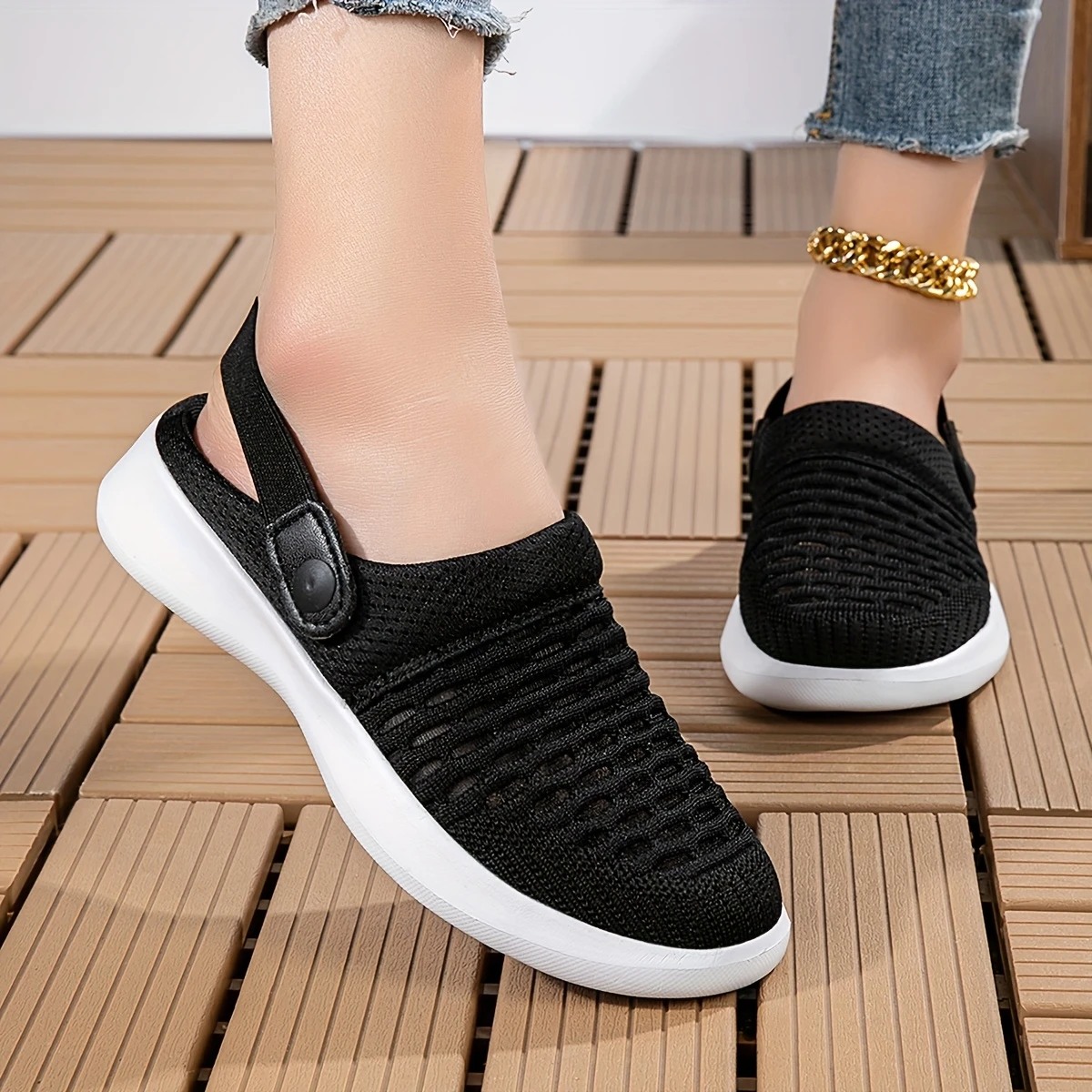 🔥Hot Sale🔥Women's Summer Breathable Knitted Slippers - Free Shipping for Two Pairs