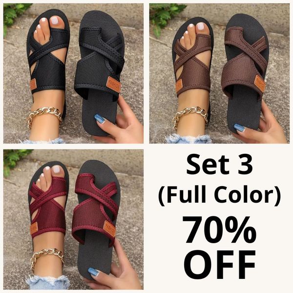🔥Women's Comfortable Breathable Mesh Flip Flops