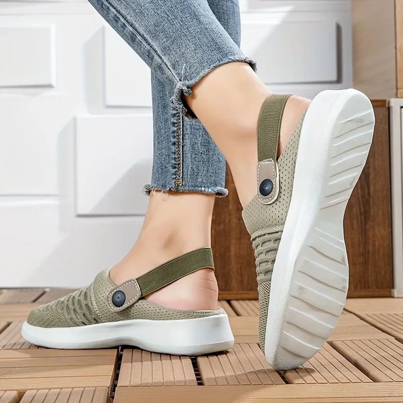 🔥Hot Sale🔥Women's Summer Breathable Knitted Slippers - Free Shipping for Two Pairs