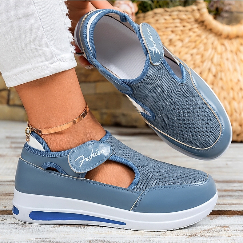 🔥HOT SALE🔥Women's Summer Casual Wedge Thick Sole Velcro Shoes